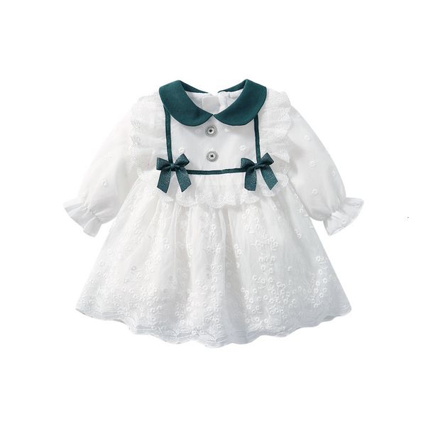 

girls' dresses girl spanish white es infant boutiques clothes baby girls princess cotton frocks childen birthday baptism party, Red;yellow