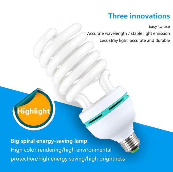 

bulbs large spiral energy-saving environmental bulb e27 85w , 125w home radiation lamp