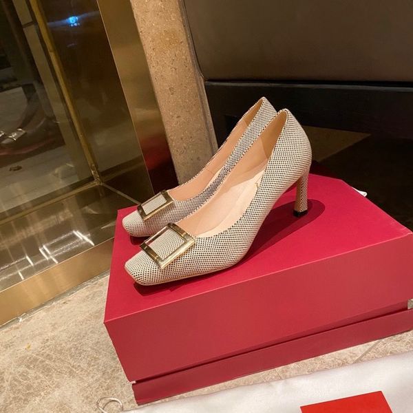 

dress shoes ladies high heels exquisite and comfortable strap women letters short boots leather material, Black