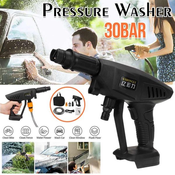 

car washer 30bar 12v/120w pressure high washing water gun sprayer portable foam generator accessories