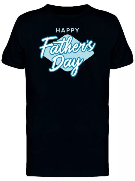 

Fathers Day Rhomboid Label Men's Tee -Image by Shutterstock, White;black