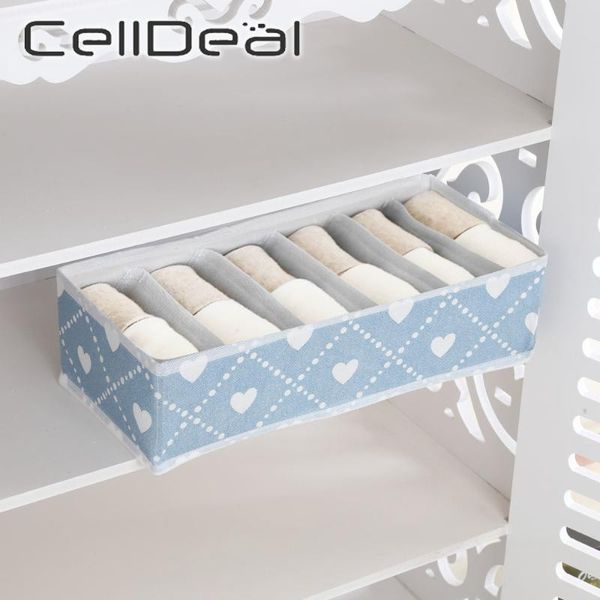 

storage drawers 3pcs/set underwear organizer non woven multiple lattices bra box collapsible durable wardrobe closet organizers boxes