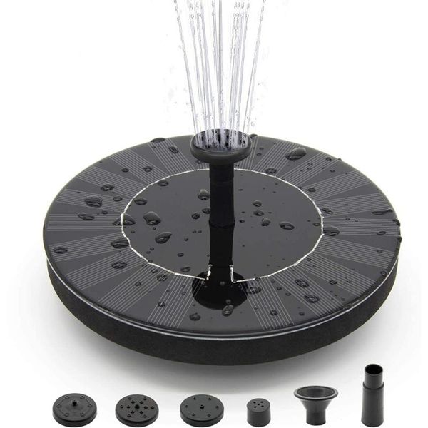

solar fountain pump powered bird bath fountains standing floating for pond pool garden yard decorations