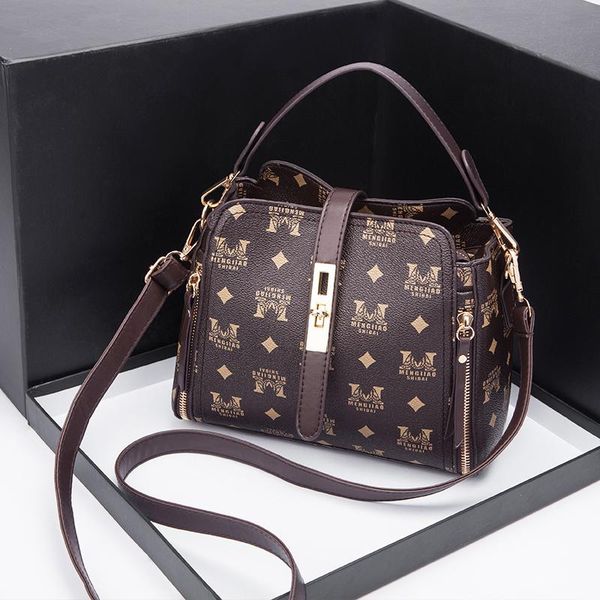 

evening bags shoulder mahjong bag for women 2021 luxury leather crossbody messenger vintage retro designer fashion ladies female handbags