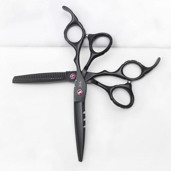 

hair scissors 6" jp 440c professional stainless steel salon cutting + thinning hairdressing shears regular blade styling tools