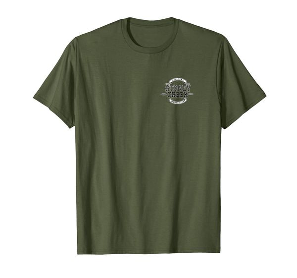 

stoney creek heritage farms tee #2, White;black