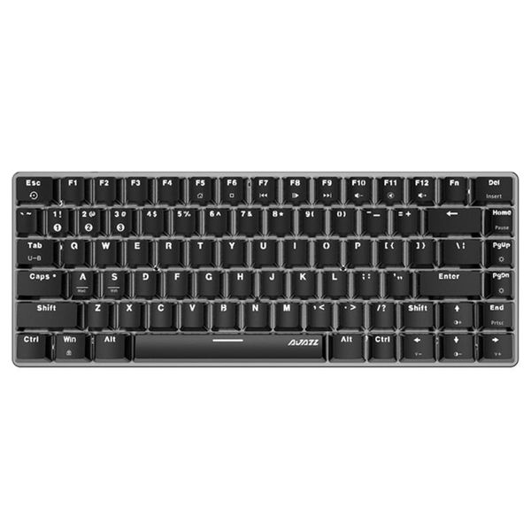 

ajazz ak33 mechanical gaming keyboard led rgb backlight switch 82 keys bluetooth m2ec keyboards
