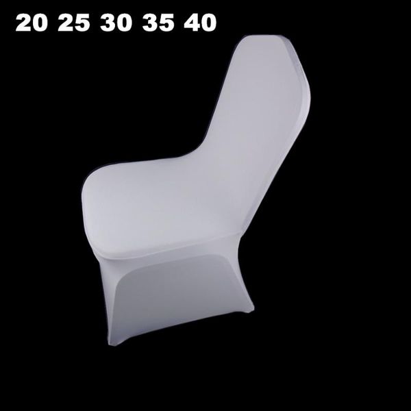

chair covers 14 20 25 30 35 40 pieces white spandex cover