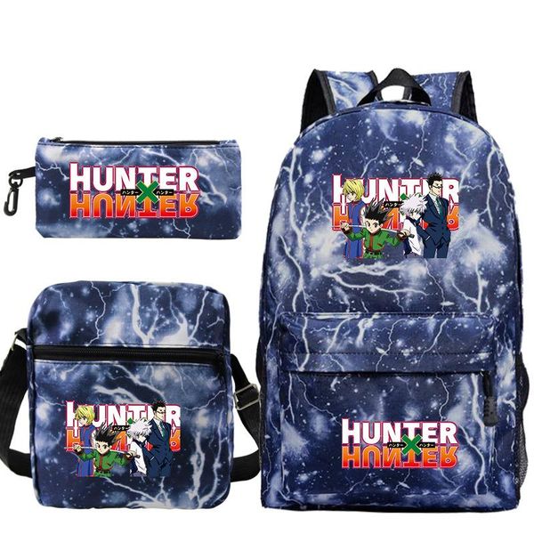 

backpack mochila x backpacks students book bag 3pcs/set girl boy school bags teenage lapmen women daily