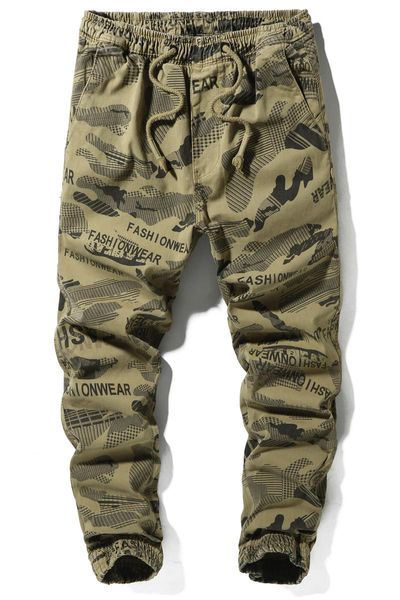 

men's pants mens spring autumn jogger overalls camouflage winter tactical military cargo pant men casual loose sweat trousers, Black