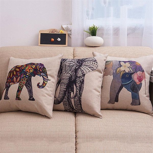 

cushion/decorative pillow gy0816 elephants cushion case (no filling)polyester home decor bedroom decorative sofa car throw pillows