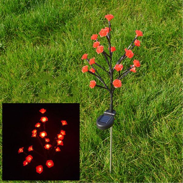 

solar lamps cherry flower led string light for home garden decoration waterproof christmas party fairy lights outdoor lamp