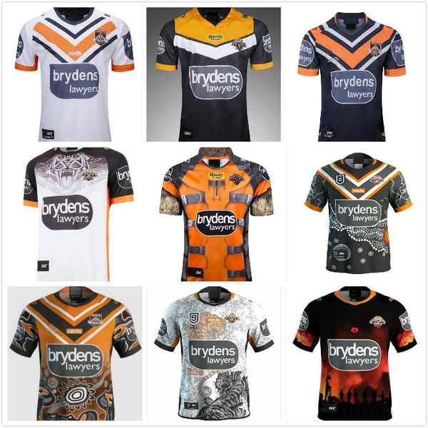 

2021 west tiger rugby jerseys french hero edition league shirt polo souvenir t-shirt mens club australia, Black;gray