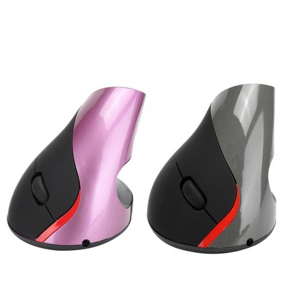 

2.4g wireless mouse ergonomic vertical high-gloss uv paint surface 1200dpi optical mice