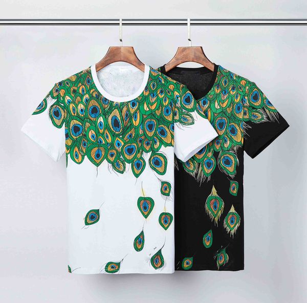 

2021 summer t shirt animal head letters embroidery men tee shirts fashion short sleeve women tshirt streetwear, White;black