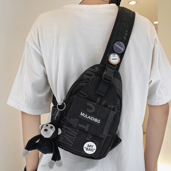 

waist bags 2021 couple chest bag ins tooling function large capacity neutral messenger shoulder