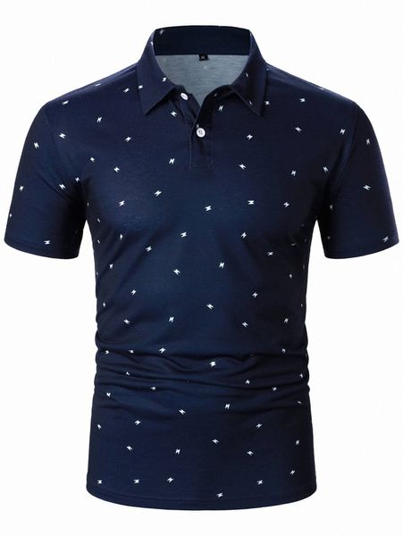 

men letter graphic polo shirt e5bn#, White;black