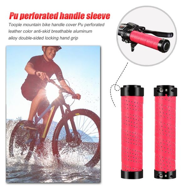 

bike handlebars &components 1 pair bicycle handlebar cover grips anti-skid breathable cycling ligtweight mtb mountain road handle