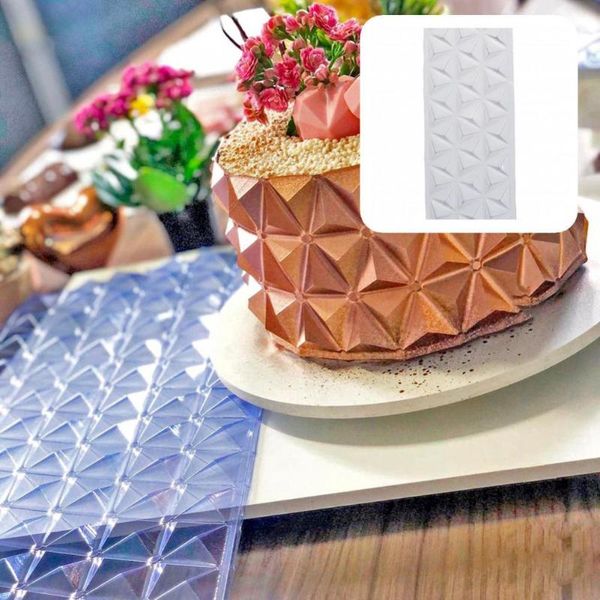 

other festive & party supplies comfortable fashion soft 3d diamond-pattern cake stencil wear-resistant portable for baking