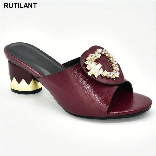 

italian high heels autumn slipper for wedding spring shoes platform women in quality african dress, Black