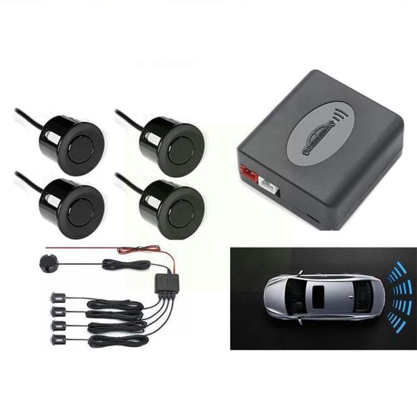 

car rear view cameras& parking sensors 2.5m 4pcs with line main control box alarm sensor radar backup bibi detector sound reverse r7l5