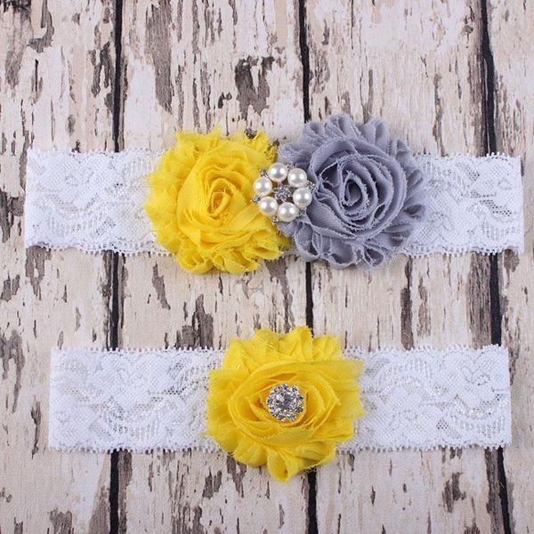 

hair accessories mom and me grey shabby flower headband set wedding cute lace head wraps daughter mommy rhinestone hairband 1, Slivery;white