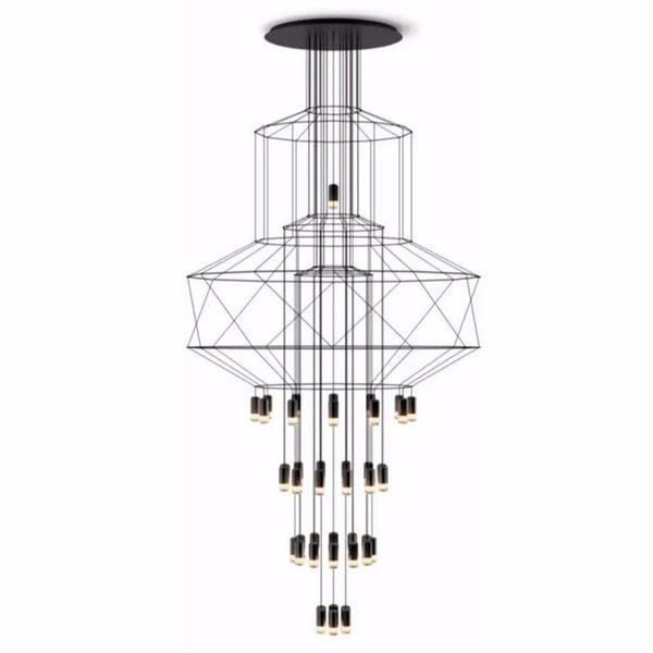 

pendant lamps modern living room iron art lights multipoint led hanging lamp indoor lighting for kitchen bar el home decor
