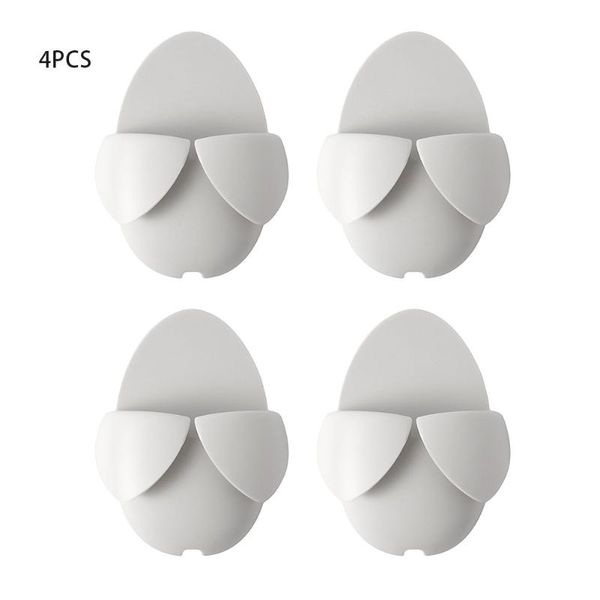 

hooks & rails 4pcs with slot wall mounted holder easy install adhesive indoor space saving no drilling storage supply phones charging sticky