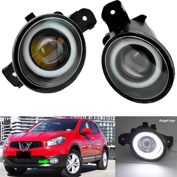 

led angel eye running lights fog lights for nissan qashqai+2 2010-2014/dualis ts ti /dualis+2 2011 2012 2013 2014