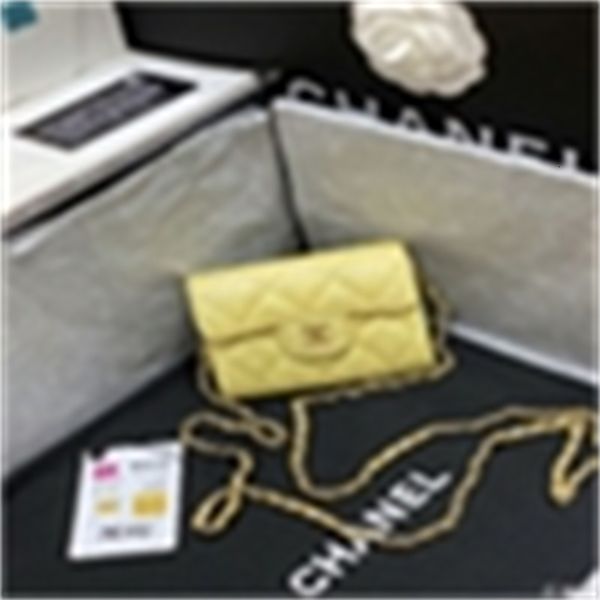 

mini chain card holder ap0229 yellow women handbags iconic bags handles shoulder bags totes cross body bag clutches