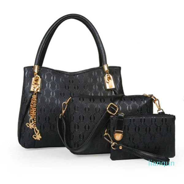 

evening bags woman bag set luxury designer purse and handbag female shoulder tote soft leather messenger crossbody