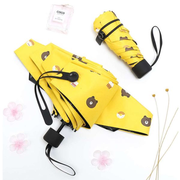 

mini capsule 50% umbrella sunny gift pocket advertising folding sun