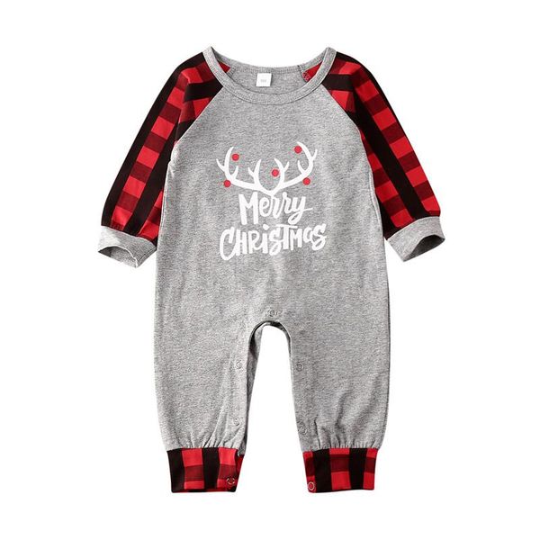 

pudcoco xmas newborn kid baby girl boy christmas deer romper jumpsuits long sleeve plaids fashion cute outfits infant babe 0-18m, Blue