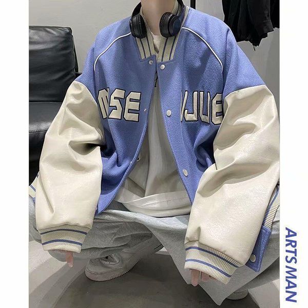 

men's jackets baseball jacket spring 2021, Black;brown
