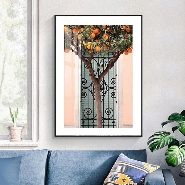 

paintings retro little fresh wall art canvas paint abstract nordic posters minimalist living room decor21-128-2-23