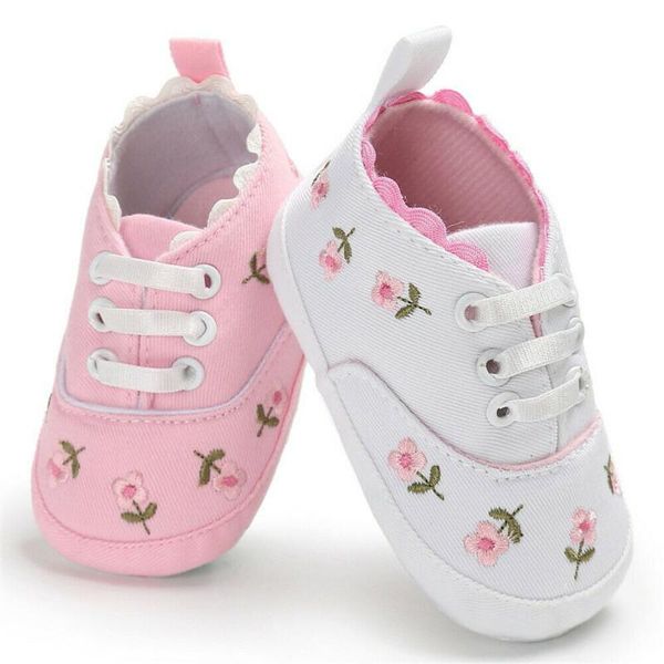 

first walkers pudcoco flower baby canvas crib shoes soft sole anti slip sneaker infant kids girl toddler summer princess prewalker
