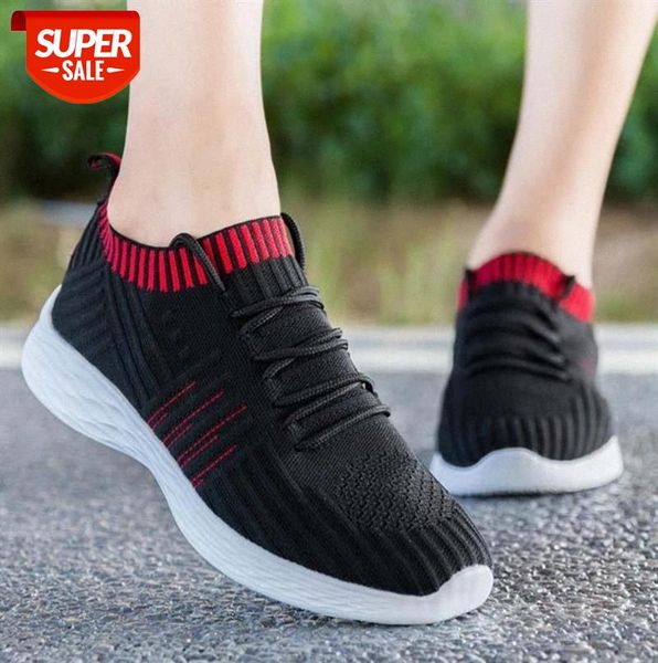 

2021 women shoes flats fashion sneakers women casual ladies shoes woman lace-up mesh breathable female sneakers zapatillas mujer #2l28