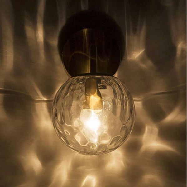 

wall lamp living room aisle bedroom bedside nordic glass brass lighting