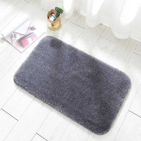 

faux fur plush shaggy thickened toilet bathroom shower wc non-slip absorbent floor mat entrance doormat kichen area rugs carpet carpets