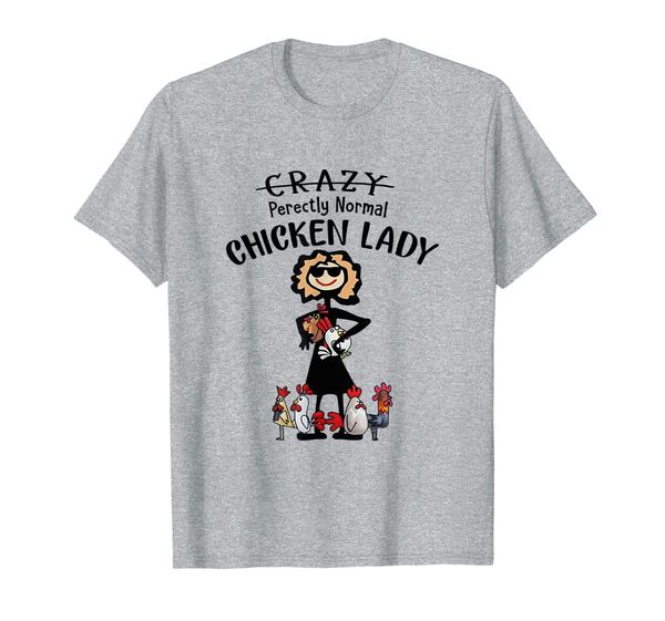 

funny chicken lady t shirt farm rooster lover ladies gift t-shirt, White;black