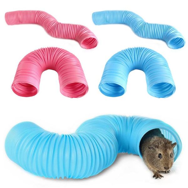 

small animal supplies play tunnel collapsible plastic hamster ferret tube pet interactive toy training
