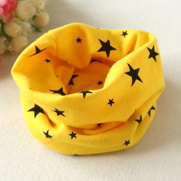 

scarves children scarf, cotton, collar neck warmer, star pattern, Blue;gray