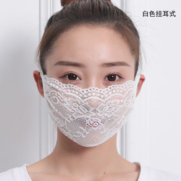 

mask lace summer embroidered thin female fashion riding breathable sunshade lace mh
