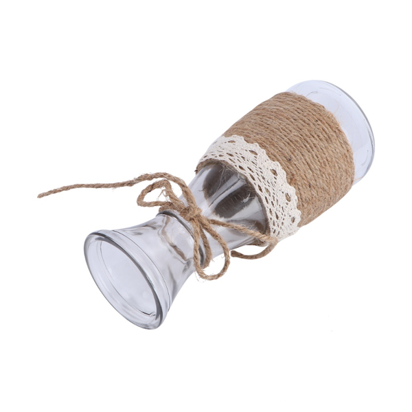 

vases 1pc manual woven rope glass vase flower arrangement ( rope)