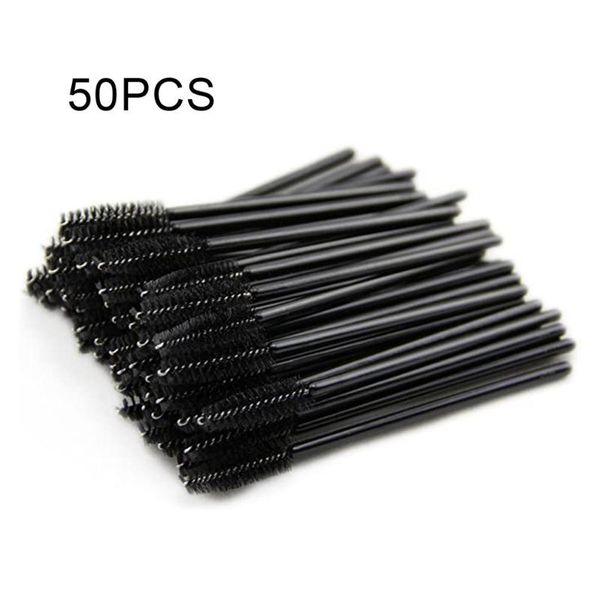 

eyelash curler disposable eyelashes brush spiral curl eyebrow comb hollow makeup tools