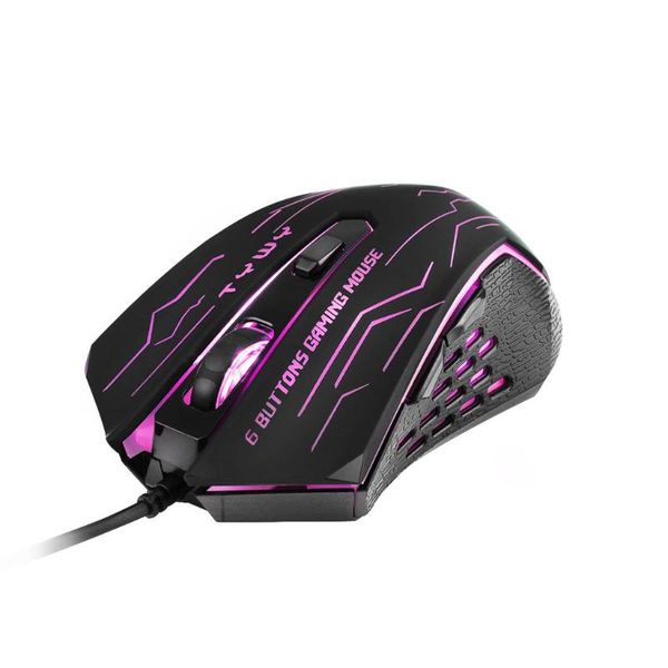 

multi-color breathing light ergonomic optical game usb wired mouse for deskcomputers lap home office mice