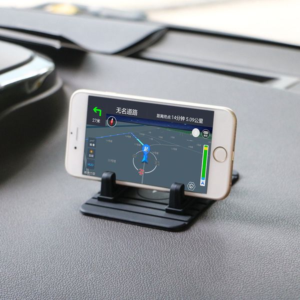 

car dashboard anti slip mobile phone holder mat dock for iphone 6 7 plus samsung