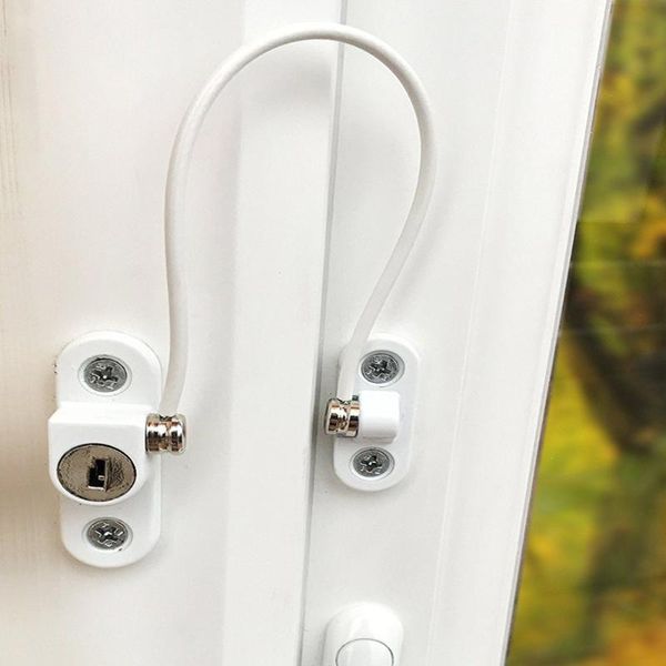 

baby window lock children protection metal kids safety ser anti-theft security locks limiter cabinet carriers, slings & backpacks