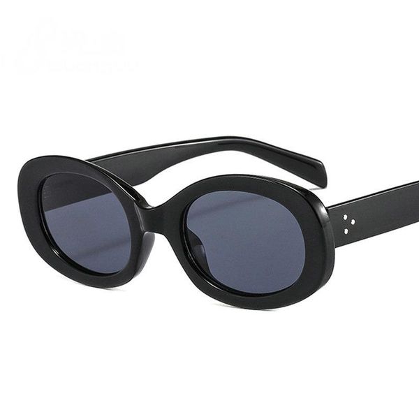 

sunglasses arrival fashion oval women vintage metal mirror classic sun glasses female feminino uv400, White;black
