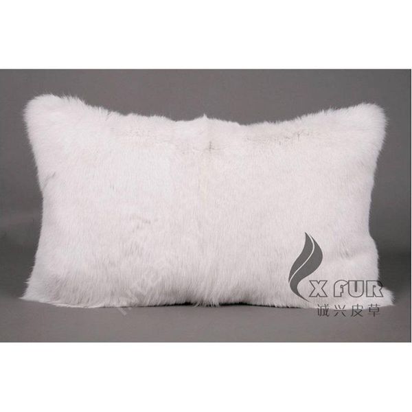 

cx-d-34 40cmx60cm white colour fur pillow cushion cover cushion/decorative